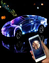 Wireless Bluetooth Car Model Stereo Cars Formhögtalare Support USB TF Card Mp3 MP4 Musikspelare Bass Kid Gifts för PC Smart Phone3111399