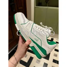 Top Designer Shoes Luis Vuittons Shoes Trainer Massosed Sneaker White Black Sky Blue Abloh Green Denim Pink Red Luxurys Virgil Mens Shasal Sneakers Trainers 164