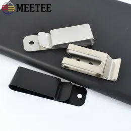 2/5pcs 25x56/72x22 mm Clip in metallo Cubbie doppie fori a tasca con chiusura a ciotola per portafoglio Accessori per morsetti a portata