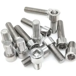 1 PC M1.6 M2 M2.5 M3 M4 M5 M8 M10 M12 M14 M16 TC4 GR5 Titanium hex aleen cap cap cap bolts diy