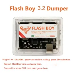 Acessórios Flash Boy 3.2 Ciclone Dumper para Gameboy GBC GBA ROMS Cartucho de jogo DUMPER DUMPER SUPORTE USB Game Boy Camera Gravador