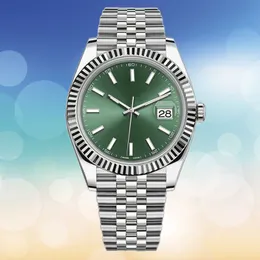 Diamentowe zegarki automatyczne zegarki Menwatch Green Talerz 904L Pasek ze stali nierdzewnej Sapphire Waterproof Watch Sports Win-Windwatches Montre Be Luxe