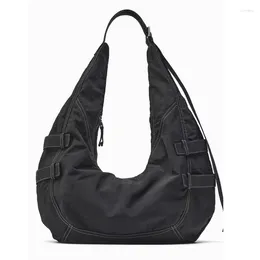 Borse Hobo Black Hobos per donne borse di design di lusso e borse 2024 in coissant tra spalla di grande capacità casual Croissant Crossbody