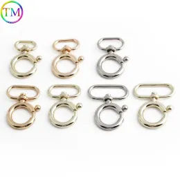 10/50pcs 17 // 21/25/32mm ganchos de metal snap fivela de anel de portão de mola para bolsas de lagosta de lagosta de lagosta Acessórios para cães de cão DIY