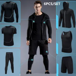 Underwear Compression Running Sets Men's Sports Suit Gym Fitness Sportswear Quick Dry Basketball Tights Outdoor Jogging Training Underwear