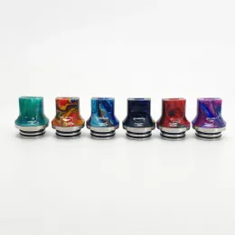 DRIP TIPS 810 STRÅGEN FELT HESKIN Rostfritt stål för 810 Maskinstillbehör Högkvalitativ slumpmässig färg ZZ