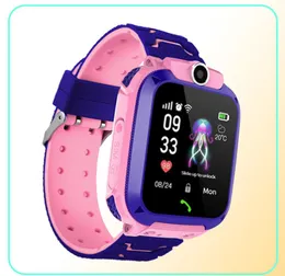 Q12 Kids Smart Watch Öğrenci 1.44 inç Su Geçirmez Telefon Saatleri SOS DUVAR İKİ KALDIRI