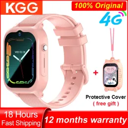 시계 K26 New 4G Smart Watch Kids GPS Wi -Fi 화상 통화 SOS 어린이 스마트 워치 카메라 추적기 위치 전화 시계 소년 소녀 선물