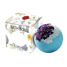 1pc Bubble Bath Ball Essential Oil Bomb Ball Natural Sea Salt Bubble Skincare Summer Handmade Natural Bath Bathing Spa Foot Set