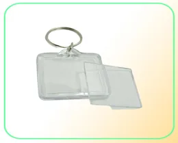 Ganze billige leere Acrylquadrat -PO -Schlüsselanhänger Einfügen 1503903915039039 PO Keyrings 1000pcslot 2572343