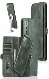 A91 Flip Cover для Samsung Galaxy Note 20 S20 Ultra A41 A21 A20 A40 A50 A51 A70 A71 Case Retro Retro Leather Wallet 2IN1 Съемный SHEL5713480