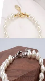 Exquisite Crystal Satellite Necklace Elegant Pearl Necklace Clavicle Chain Baroque Pearls Choker Necklaces for Women Party Gift7248271
