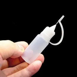 バルク補充可能なボトル：100pcs 5ml-120mlプラスチックスクイーズ可能なドロッパーボトル液体シガンオイル用金属針チップ付きドロッパーボトルe-Juice