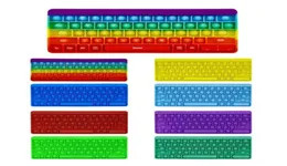 27x11cm fidget 장난감 감각 감각 푸시 버블 키보드 불안 스트레스 아동 자폐증 자폐증 특수 요구 사항 PIC C0609G022151342