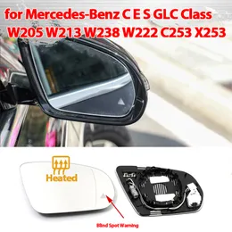 Sidan uppvärmd elektrisk vinkelvingspegelglas för Mercedes-Benz Mercedes C E S GLC Class W205 W222 W213 X253 2013-2021 Blind Spot