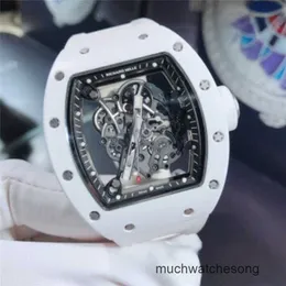 Topp 10 mekaniska klockor Richardmills Automatic Movement Watches Swiss Made Herr Swiss Luxury Wates Richardmills Mechanical Watch Chronograph Hand Auto U2S6