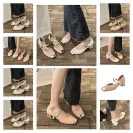 حمراء حمراء أحذية مصمم كعب Slingback Pump Women Canvas Tweed Summer Goatskin Grosgrain Sandals Luxury Back