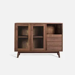 Glas Küche Wohnzimmer Schrank Buffet Pantry Side Aufbewahrungsschrank Sideboard Meuble Rangement Schlafzimmer Möbel BL50LC