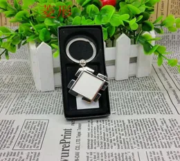 Metall Tom Plain SubliMation Buckle Ring Heat Trasnfer Printing Blank Keychain Zinc Eloy Pendant Material284M8788273