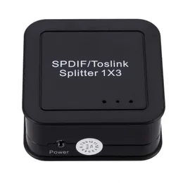 2024 neues neues neues digitales SPDIF Optical Audio Splitter Adapter 3-Wege Optical Splitter SPDIF Optical Cable Splitter Hubfor Soundbar