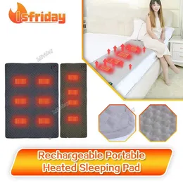 Carpets 5V USB Sleeping Electric Heating Pad Heated Cushion Cold Resistant 3-Level Temperature For Outdoor Camping Mat