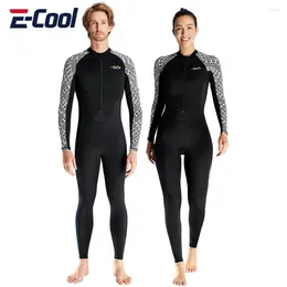 Женские купальники мужчины Lycra UPF50 Diving Skin Skin Wetsuit Женщины сыпь охрана