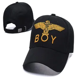 New Design Boy London Baseball Cap Hip Hop Regolable Street Populante Hat Metal Letter Bone Casquette Snapback Caps5976260 di alta qualità