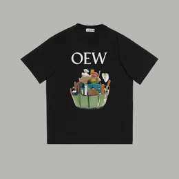 Loewew t shirt tshirt kvinnor klädtröja tees mens modedesigner tshirt luxe kort ärm tee män kvinnor hög kvalitet streetwear hip hop t shirts kläder