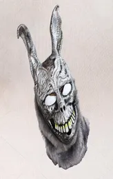 Film Donnie Darko Frank Evil Rabbit Mask Halloween Party Cosplay Requisiten Latex Vollgesichts Mask L2207113909232