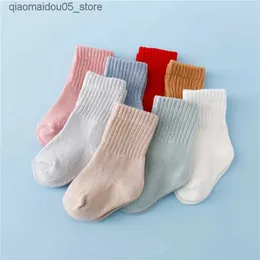 Kids Socks Lawadka 6 Paare/Charge von 0-12 Monaten Neugeborenen Babysocken für Mädchen Jungen Baumwolle Weiche Kleinkinder Jungen Frühling Herbst One Size Q240413