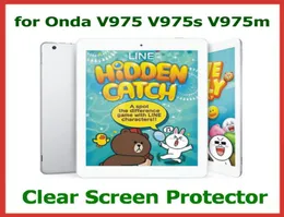 50pcs personalizzato Clear Full Screen Protector per ONDA V975 V975S V975M Tablet PC da 97 pollici Nessuna protezione per imballaggi al dettaglio FIL6392034