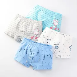 Шорты Новые 4pcs Boys 'Недофандные детские детские брифины детские мультипликационные шорты для мультипликации подростки 216y