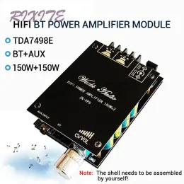 Förstärkare 2*150W Bluetooth 5.0 Dual Channel HIFI Audio Power Amplifier Module Stereo TDA7498E Amplifier Board Audio Home Theater Aux XPS