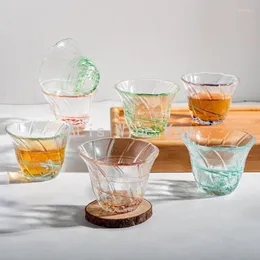 ワイングラス50mlカラフルなハンマーパターンファッション多目的ドリンクウェア酒Shochu Vodka Glass Coffee Cupギフト