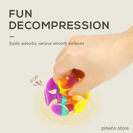Decompression Toy Childrens puzzle-relieving toy suction cup fidget spinner