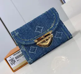 Umhängetaschen Ladies Casual Designer Luxury Denim Victorine Zippy Wallet Key Beutel Münze Geldbeutelkartenhalter Top Spiegel M82958 M82957 M82961 M82959 M82960