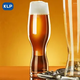 Copos de vinho KLP Creer artesanal sem chumbo Crystal Pint Glass Clear Pilsner Wheat Classic Gifts for Lager