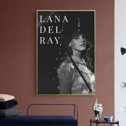 Poster Vintage Lana Del Rey Ultraviolence - Impression Sur Toile 30x45cm - Décoration Murale Chambre