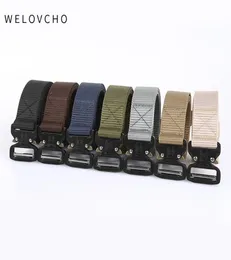 Welovcho Tactical Belt Men Men Men Men Army Army Army Нейлоновый пояс боевой тренировочный оборудование.