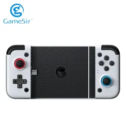 GamePads GamesIR X2 새로운 버전 Typec Lightning GamePad PUBG 모바일 컨트롤러 텔레 스코픽 NODROID iPhone iPhone iOS 용 Delex Cloud 게임