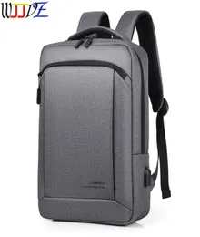 Мужчина 156 дюймовый рюкзак для ноутбука Внешний USB -зарядный компьютер рюкзаки Водонепроницаемые туристические сумки для унисекса высокого качества 4200824