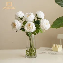 Fiori decorativi single idratante Austin rosa peonia fiore soggiorno tavolo decorazione di matrimoni simulato