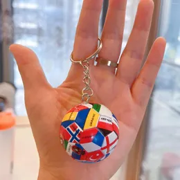 Anahtarlıklar dünya bayrağı futbolu Keychain Country Futbol kulübü hediyelik eşya araba çanta hayranları aksesuarları hediyeler kolye zincirleri anahtar anahtarlık j2k5