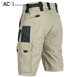 Summer Tactical Shorts Män snabba torrlast Shorts MultiCocket Wearresistent Waterproof Short Trousers Outdoor vandringsfiske 240409