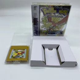 Accessories Red/Blue/Yellow/Green/Silver/Gold/Crystal GB/GBC Game in Box for Poke GB and GBC No Manual