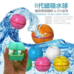 Palloncini d'acqua riutilizzabili da 10 pacchetti morbidi sicuri rapidi acqua a self-aealing che rimbalza palline da schizzi per bambini piscina 240408