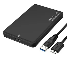 2024 Dropship 2.5 inç Harici HD Case USB3.0 - SATA HDD SSD KAVRAMI 5GBPS SD Disk Kılıfı Defter Masaüstü PC için muhafaza 1.