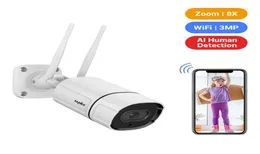 Sannce Câmera IP de 3MP de 3MP HD Wi -Fi WIREVEILLANCE BOOL CAMARA CAMARA OUTRO