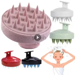 Badverktyg Tillbehör 1st. Shampo Brush Head Scalp Massage Kam Hårtvättkam Body Massage Brush Bad Dusch Brush Salon Bath Frisörverktyg 240413