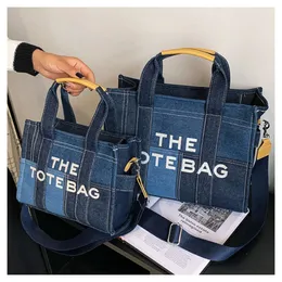 Projektant torebki 50% zniżki na gorąca marka torebki dla kobiet Trendowa duża torba na płótnie na damskie nowe ręczne TOTE